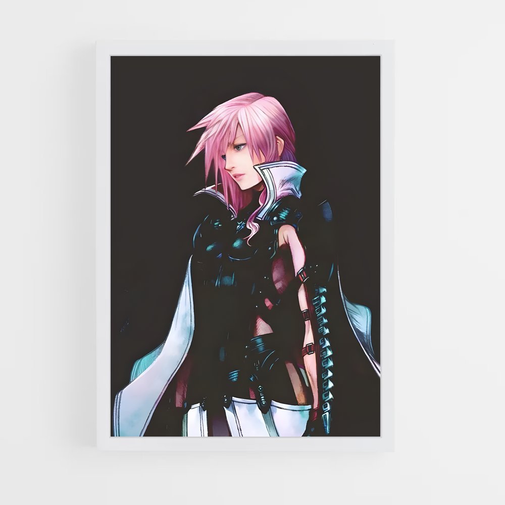 Poster Lightning héroïne – affiche Final Fantasy (vue 3)